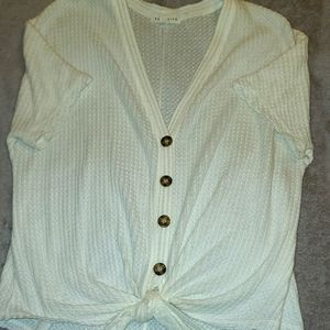 Socialite Front Tie Top